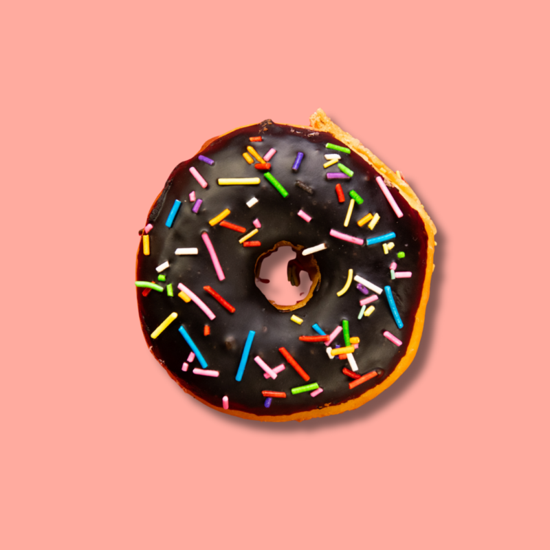 Colourful sprinkle donut loved by kids – Go Nuts Donuts