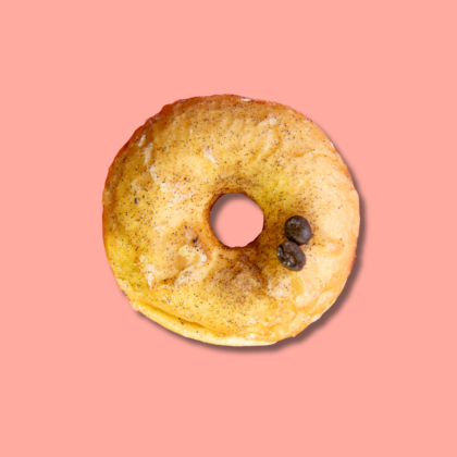 Coffee glazed donut with aromatic richness – Go Nuts Donuts